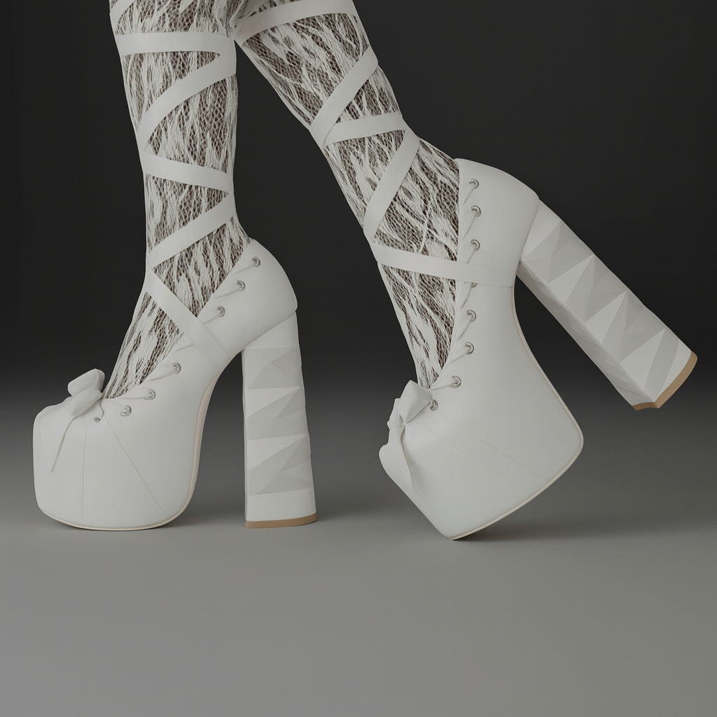 Bowtie Ballet High Heels