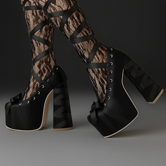 Bowtie Ballet High Heels